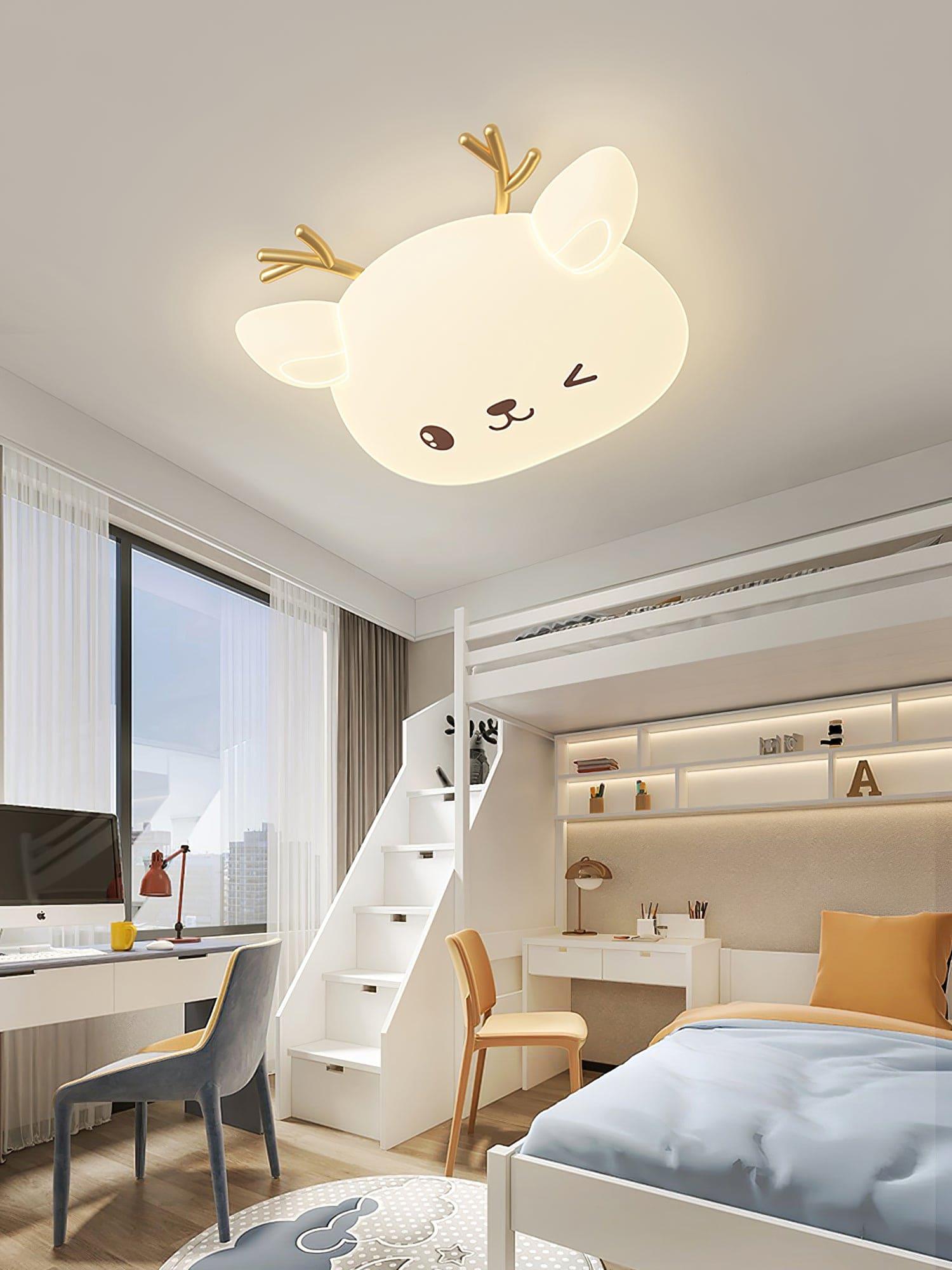 Cartoon Deer Ceiling Lamp - Vinlighting