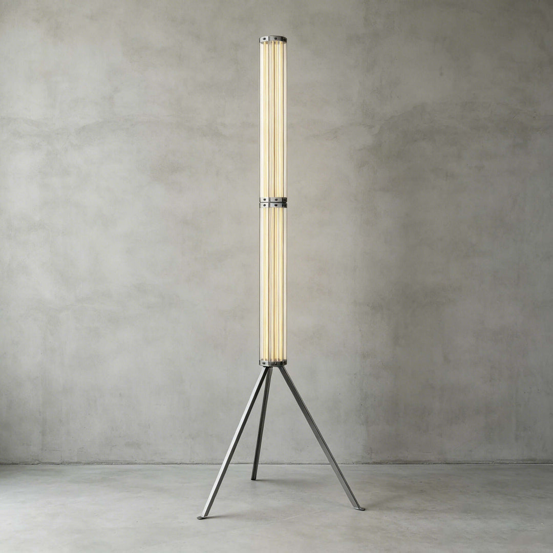 Cavelle Floor Lamp - Modern Industrial Tripod Glass Floor Lamp | Vinlighting