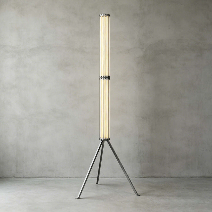 Cavelle Floor Lamp - Modern Industrial Tripod Glass Floor Lamp | Vinlighting