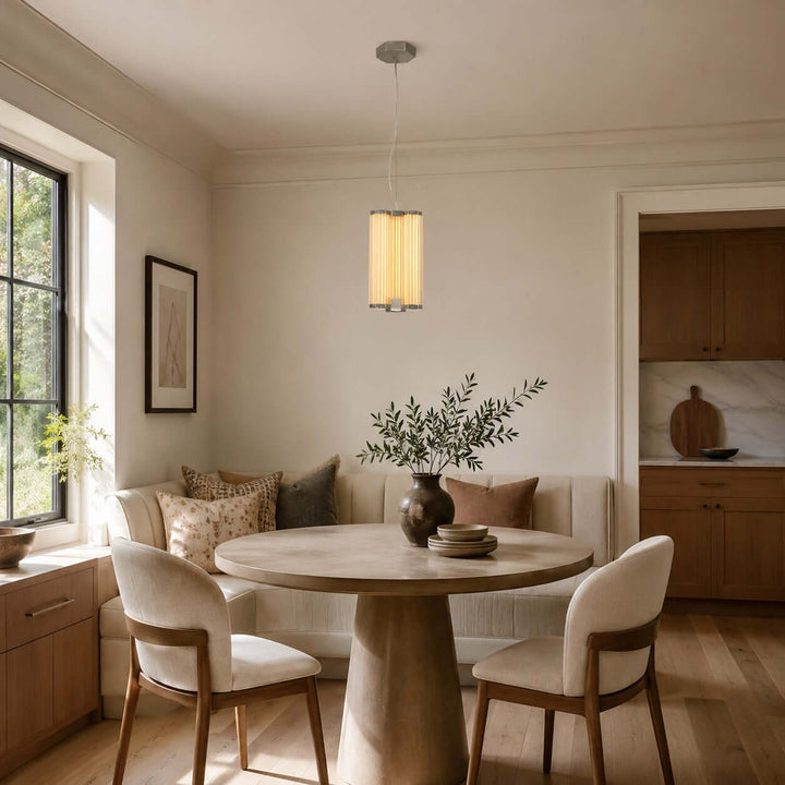 Cavelle Pendant Light - Industrial Hexagonal Glass Ceiling Pendant | Vinlighting