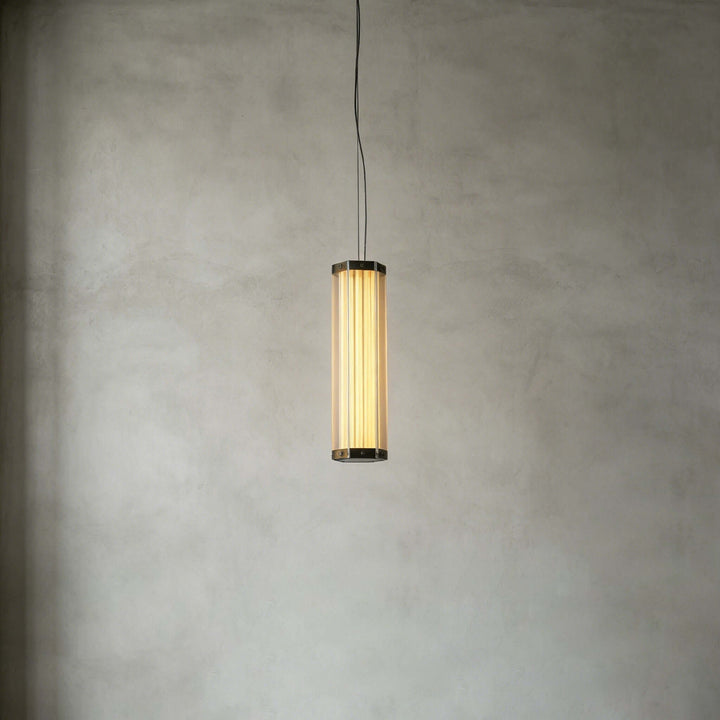 Cavelle Pendant Light - Industrial Hexagonal Glass Ceiling Pendant | Vinlighting