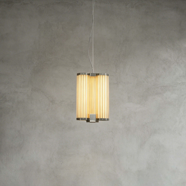 Cavelle Pendant Light - Industrial Hexagonal Glass Ceiling Pendant | Vinlighting