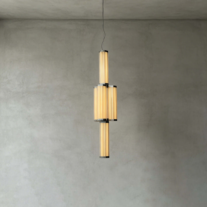 Cavelle Pendant Light - Industrial Hexagonal Glass Ceiling Pendant | Vinlighting