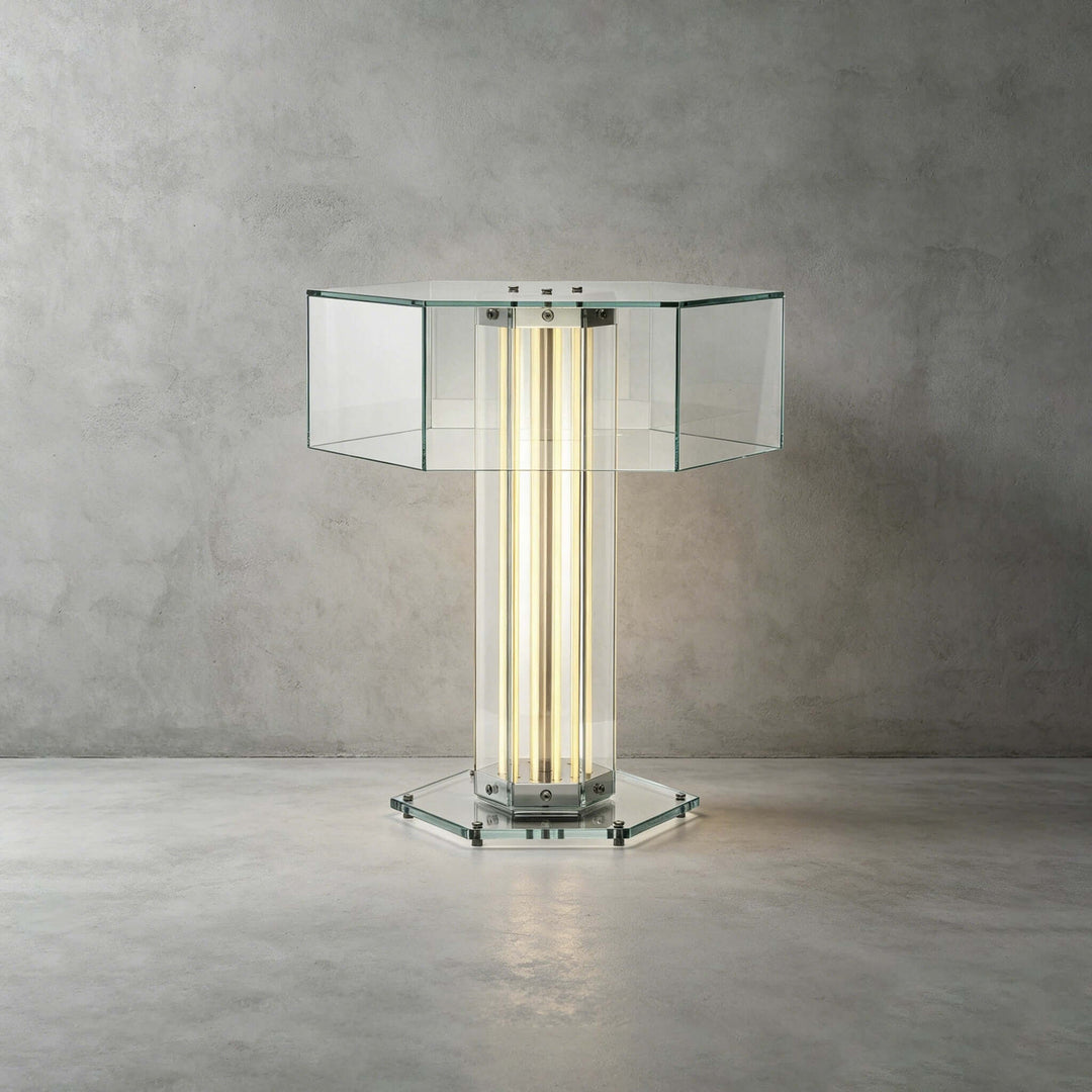 Cavelle Table Lamp - Modern Minimalist Industrial Glass Table Light | Vinlighting