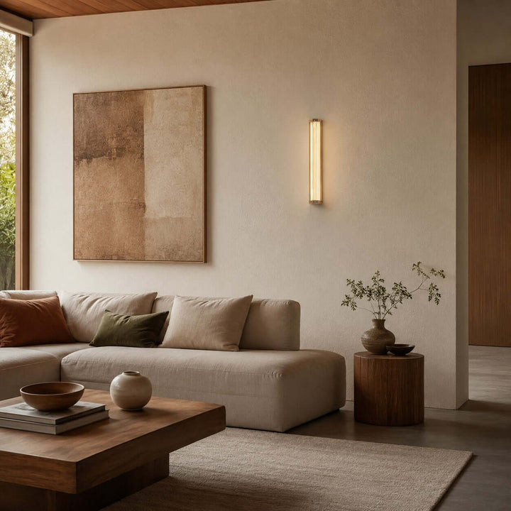 Cavelle Wall Sconce - Modern Industrial Hallway Glass Wall Light | Vinlighting