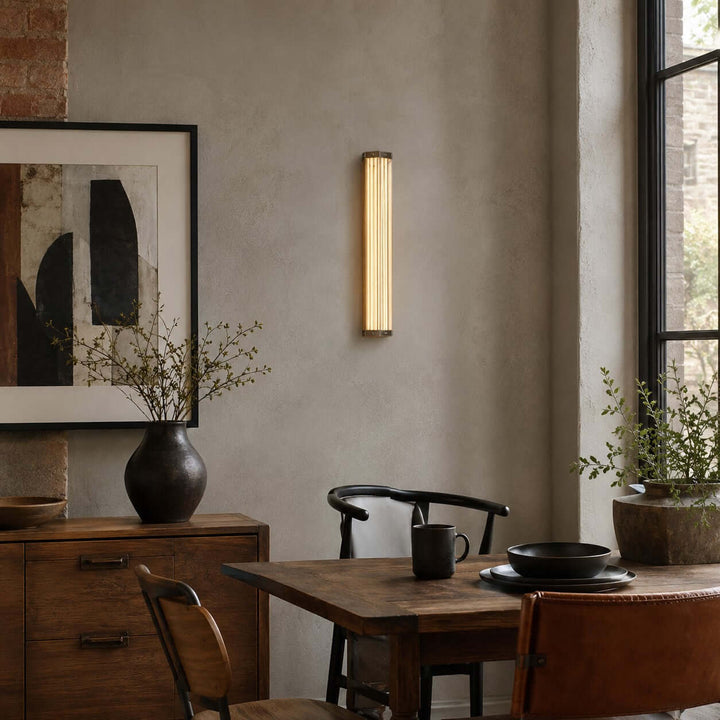 Cavelle Wall Sconce - Modern Industrial Hallway Glass Wall Light | Vinlighting