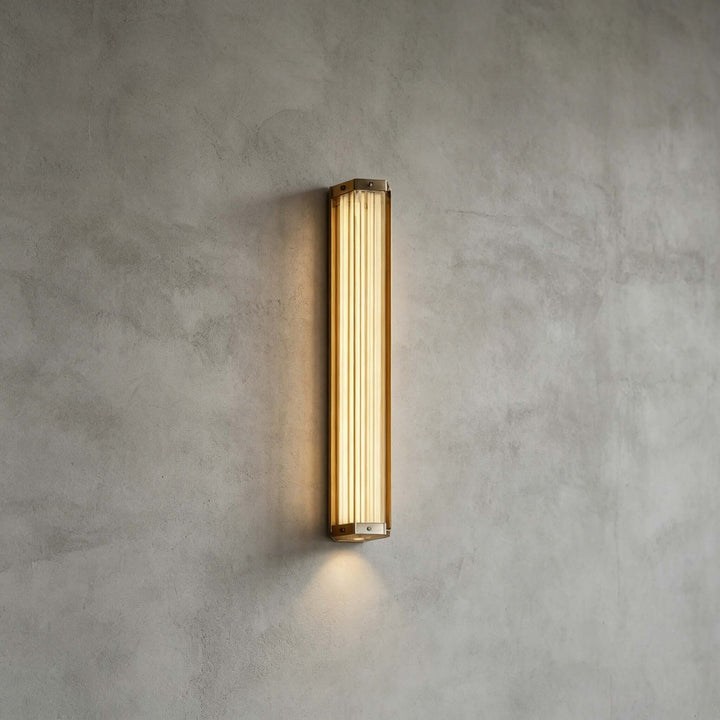 Cavelle Wall Sconce - Modern Industrial Hallway Glass Wall Light | Vinlighting