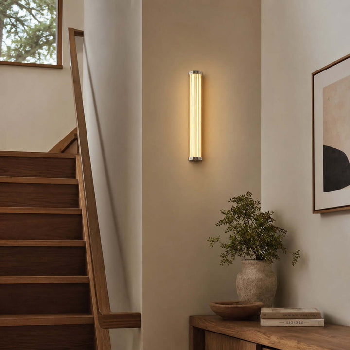 Cavelle Wall Sconce - Modern Industrial Hallway Glass Wall Light | Vinlighting