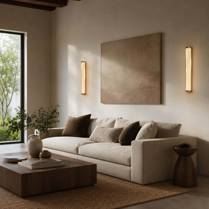 Cavelle Wall Sconce - Modern Industrial Hallway Glass Wall Light | Vinlighting