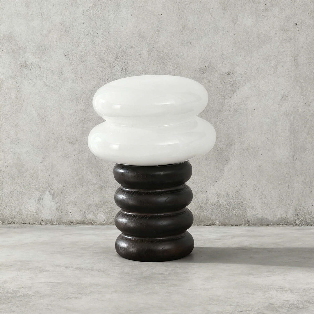 Cavuni Table Lamp – Modern Cream Cute Small Lamp