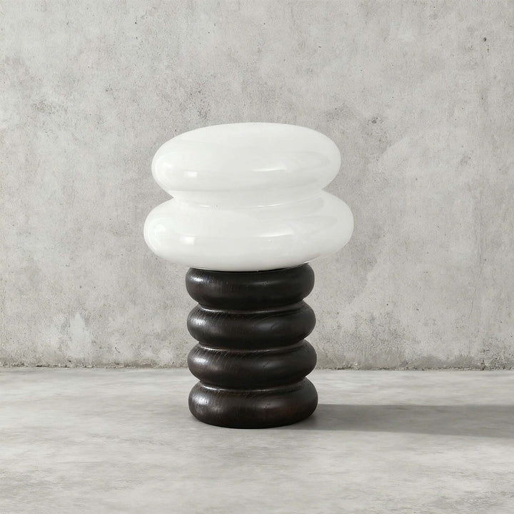 Cavuni Table Lamp – Modern Cream Cute Small Lamp