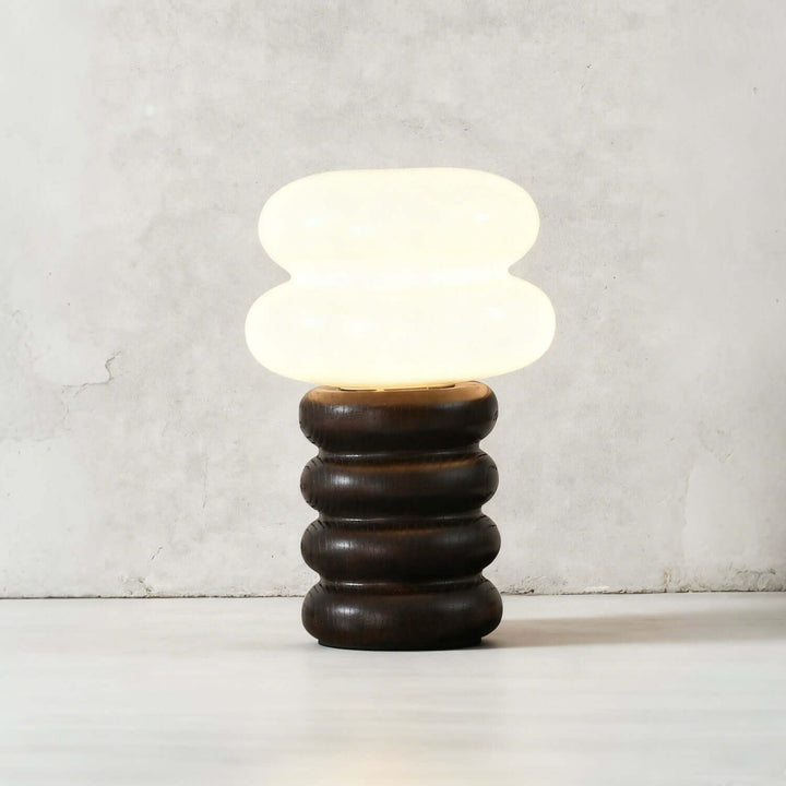 Cavuni Table Lamp – Modern Cream Cute Small Lamp