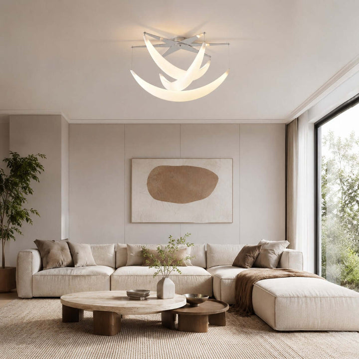 Celene Ceiling Lamp – Modern French Moon Acrylic Ceiling Light | Vinlighting