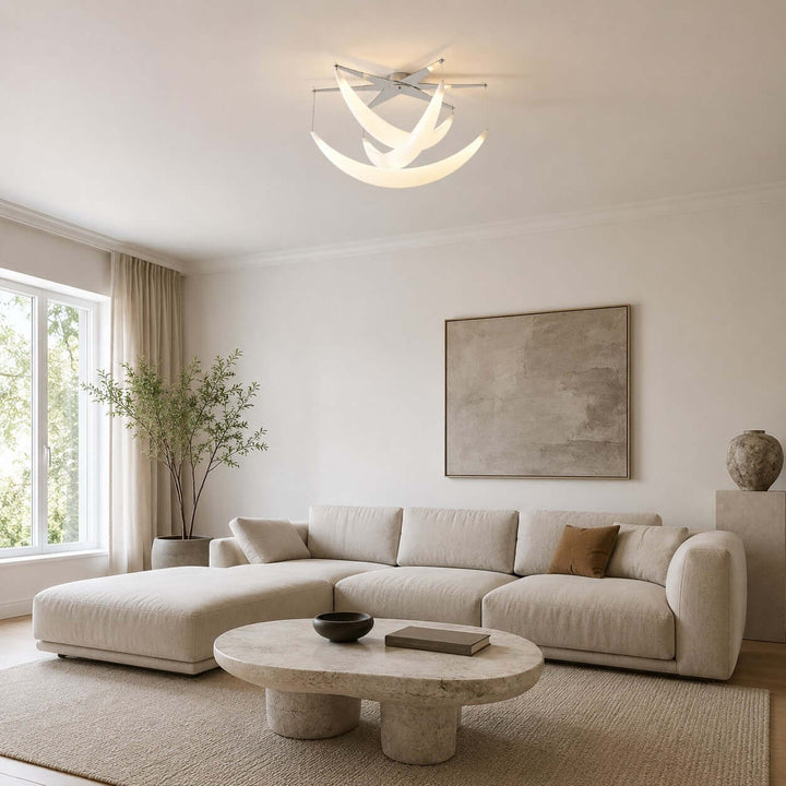 Celene Ceiling Lamp – Modern French Moon Acrylic Ceiling Light | Vinlighting
