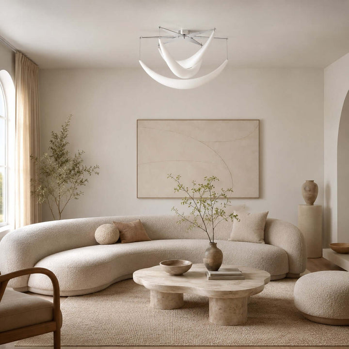 Celene Ceiling Lamp – Modern French Moon Acrylic Ceiling Light | Vinlighting