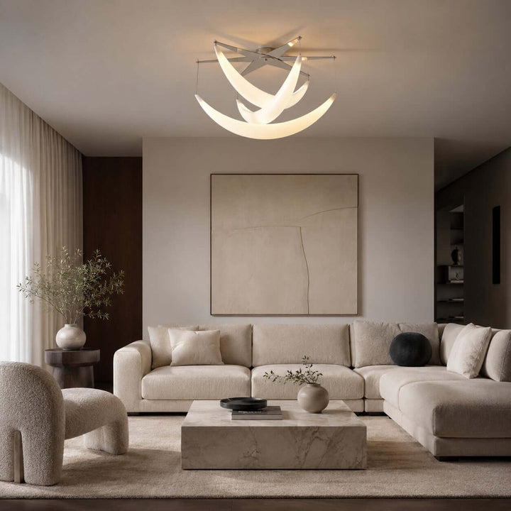 Celene Ceiling Lamp – Modern French Moon Acrylic Ceiling Light | Vinlighting