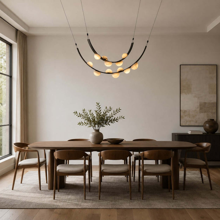 Celeste Chandelier - Modern Luxury Alabaster Dining Art Lamp | Vinlighting