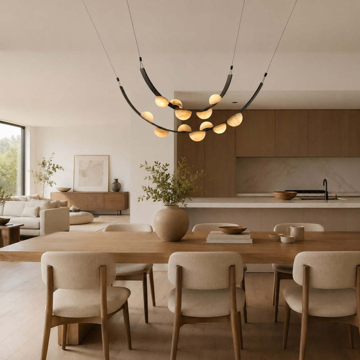 Celeste Chandelier - Modern Luxury Alabaster Dining Art Lamp | Vinlighting