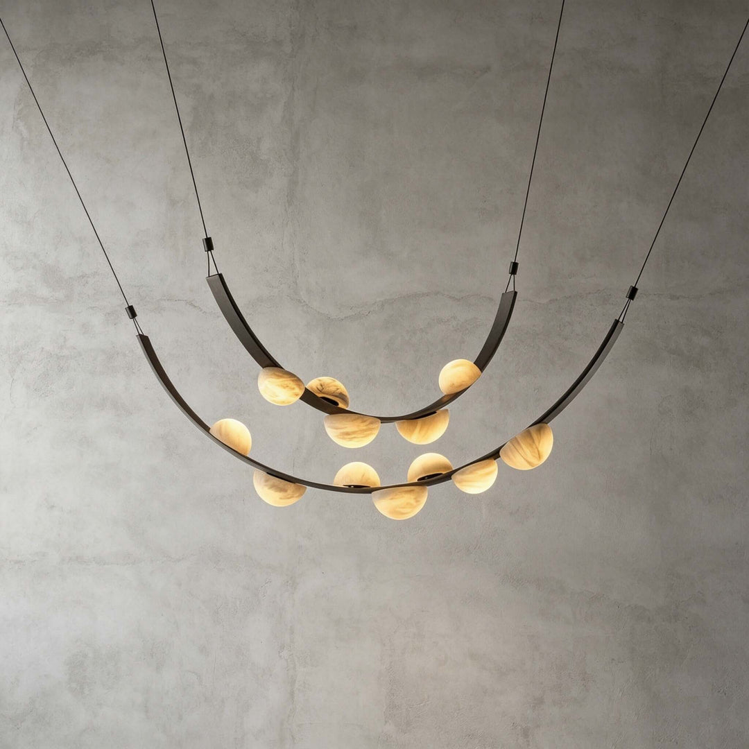 Celeste Chandelier - Modern Luxury Alabaster Dining Art Lamp | Vinlighting