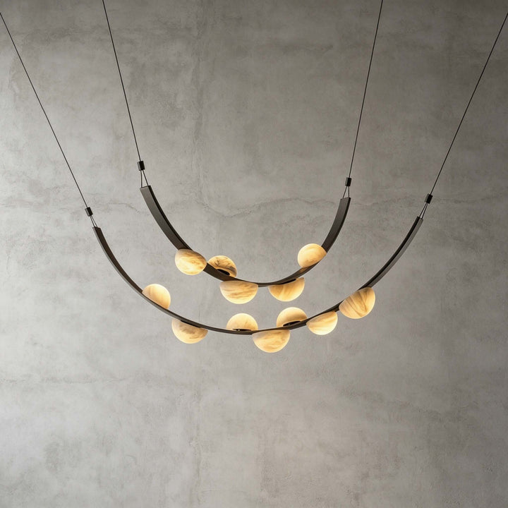 Celeste Chandelier - Modern Luxury Alabaster Dining Art Lamp | Vinlighting