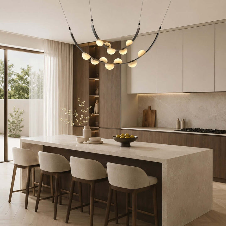 Celeste Chandelier - Modern Luxury Alabaster Dining Art Lamp | Vinlighting