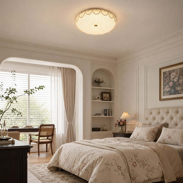 Celisse Ceiling Lamp | French Style Pearl-String Acrylic Fixture