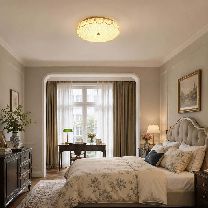Celisse Ceiling Lamp | French Style Pearl-String Acrylic Fixture