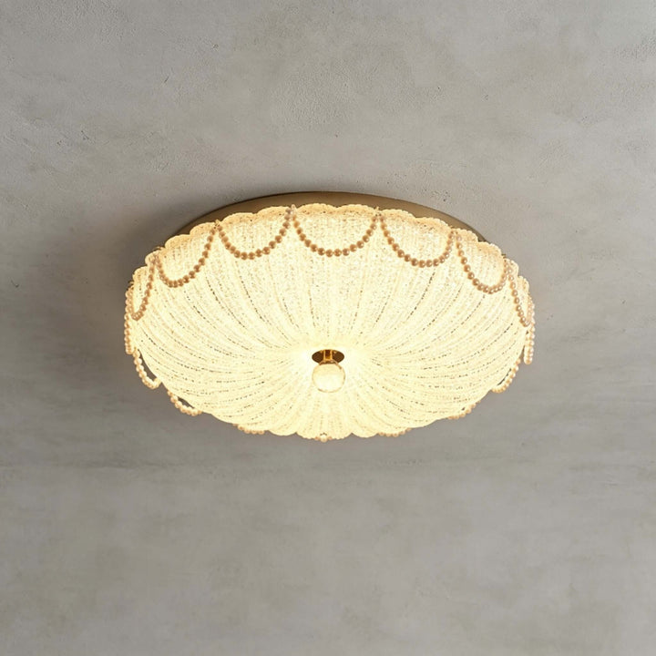 Celisse Ceiling Lamp | French Style Pearl-String Acrylic Fixture