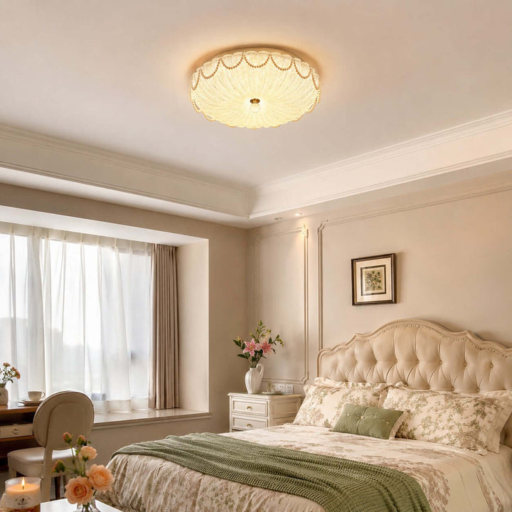 Celisse Ceiling Lamp | French Style Pearl-String Acrylic Fixture