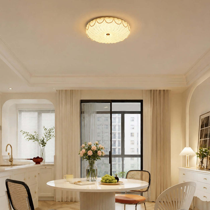 Celisse Ceiling Lamp | French Style Pearl-String Acrylic Fixture