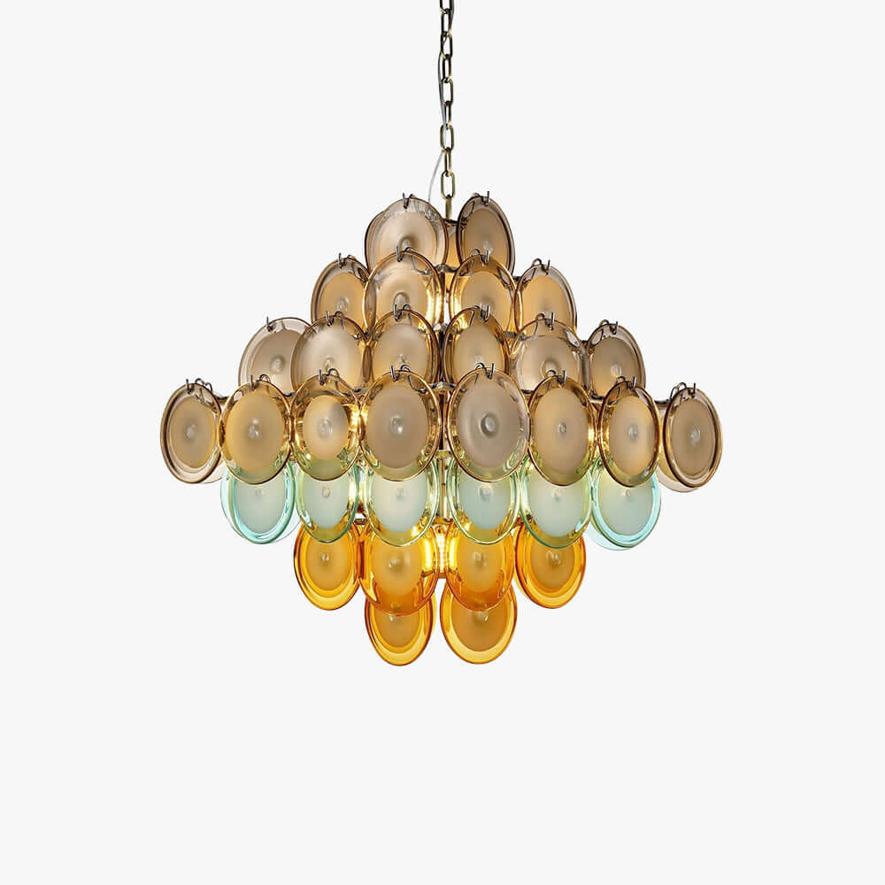 Celora Chandelier with Artistic Glass for Modern Dining Rooms