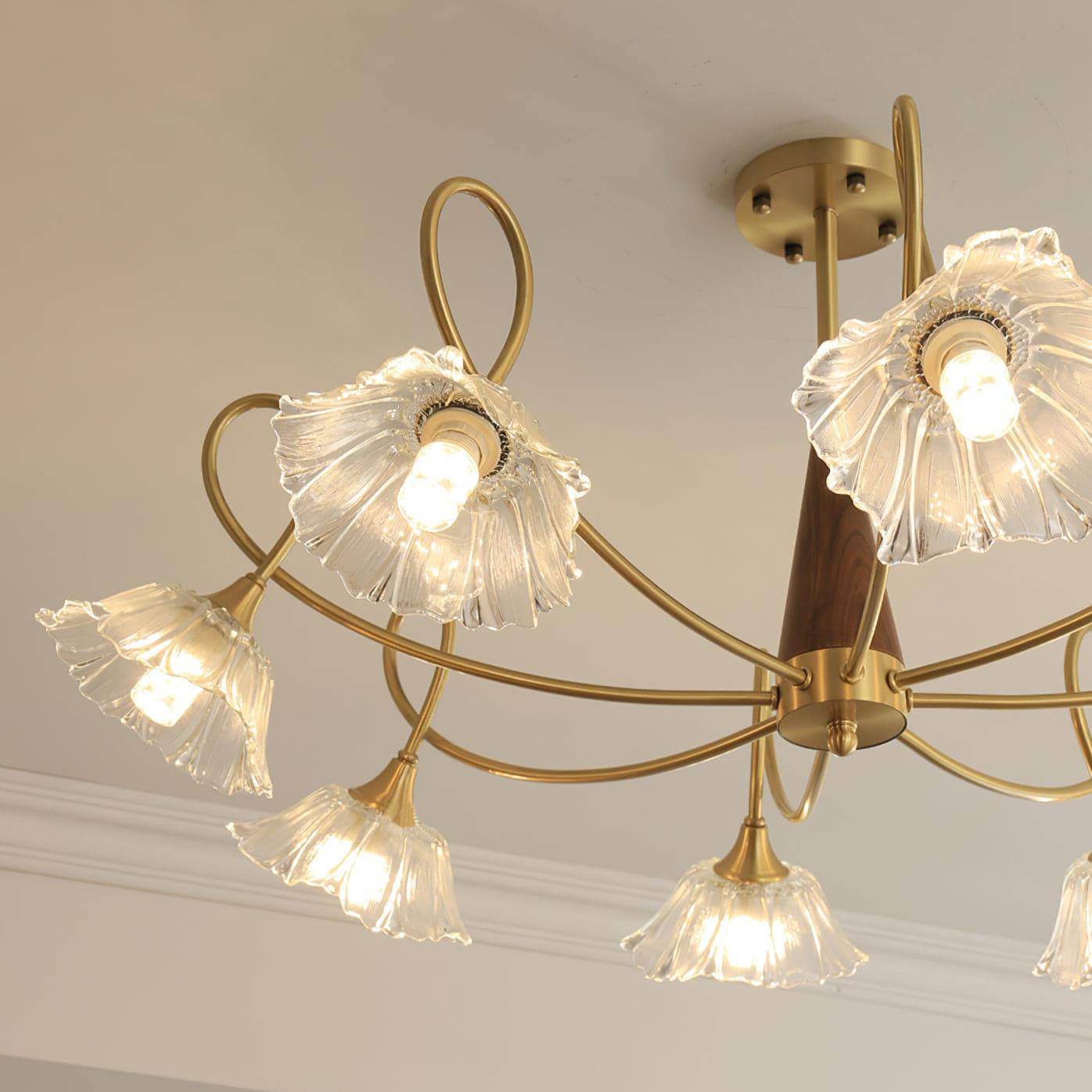 Century Lotus Leaf Chandelier - Vinlighting