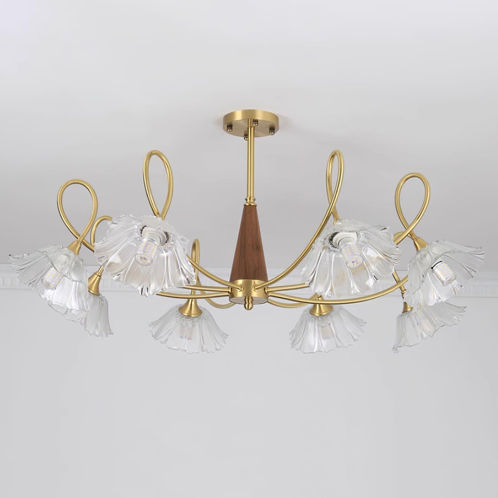 Century Lotus Leaf Chandelier - Vinlighting