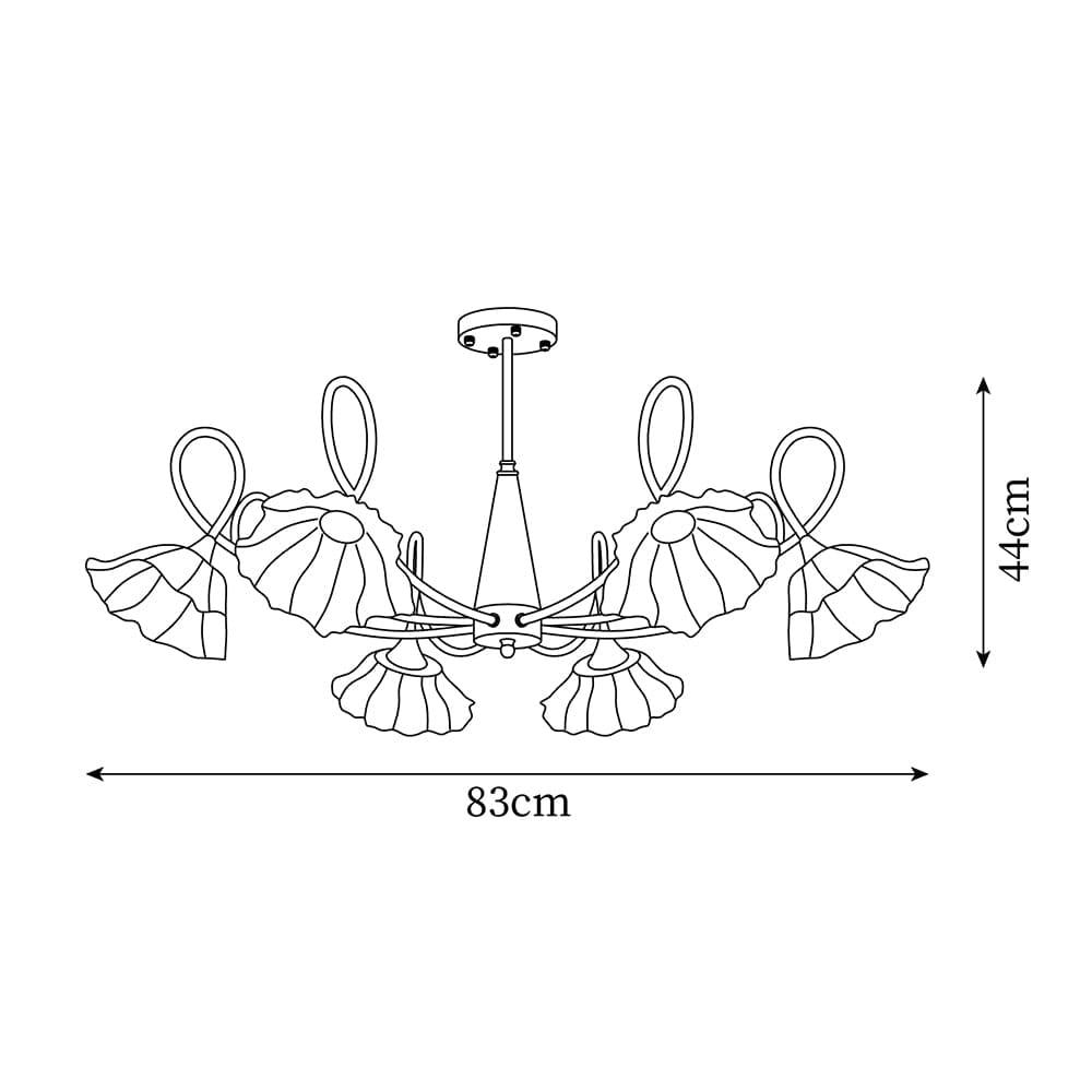 Century Lotus Leaf Chandelier - Vinlighting