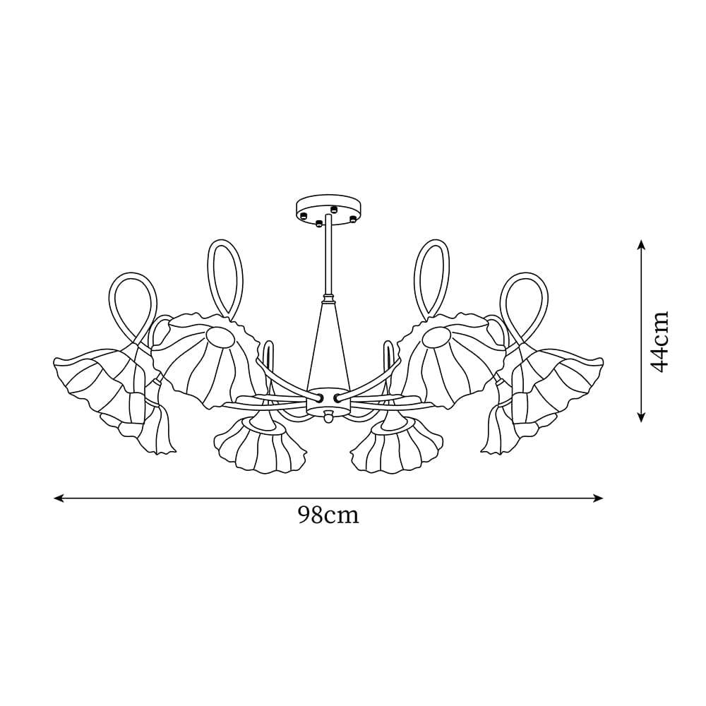 Century Lotus Leaf Chandelier - Vinlighting