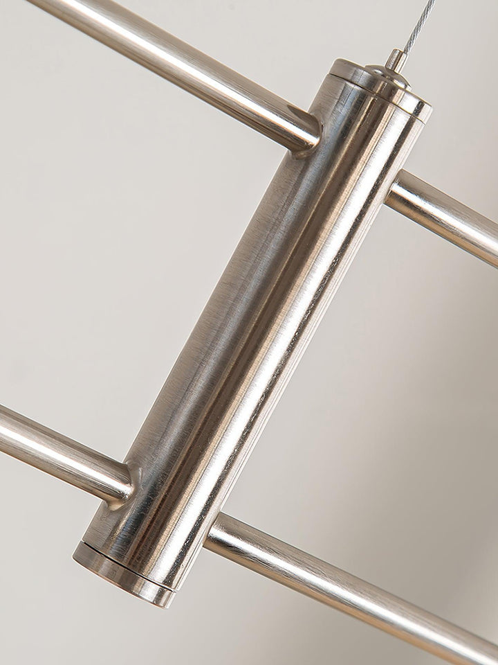 Ceramic Ribbed Linear Pendant Light | Chandelier over Kitchen Island | Vinlighting | Vinlighting