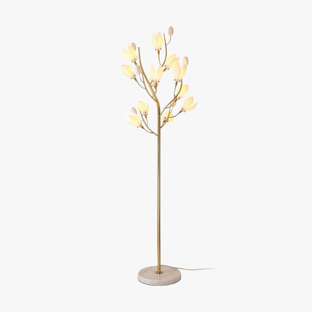 Ceramics Magnolia Floor Lamp – European Elegance Flowers
