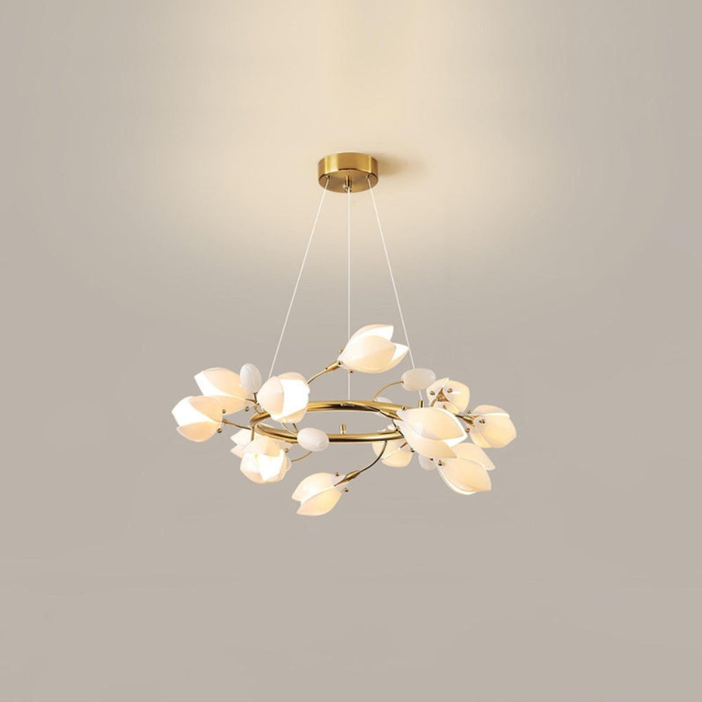 Ceramics Magnolia Chandelier