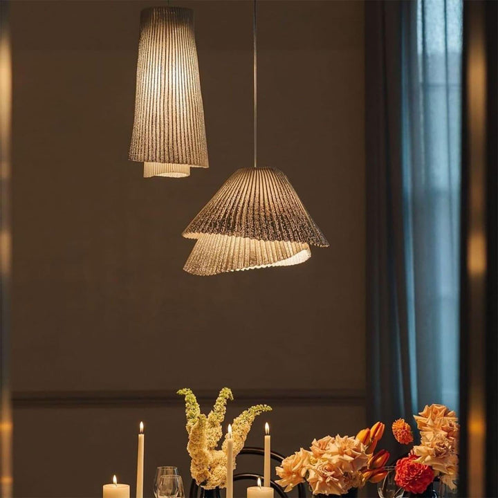 Ciondolo Curve Modern Chandelier – Handmade Stainless Steel Light | Vinlighting | Vinlighting