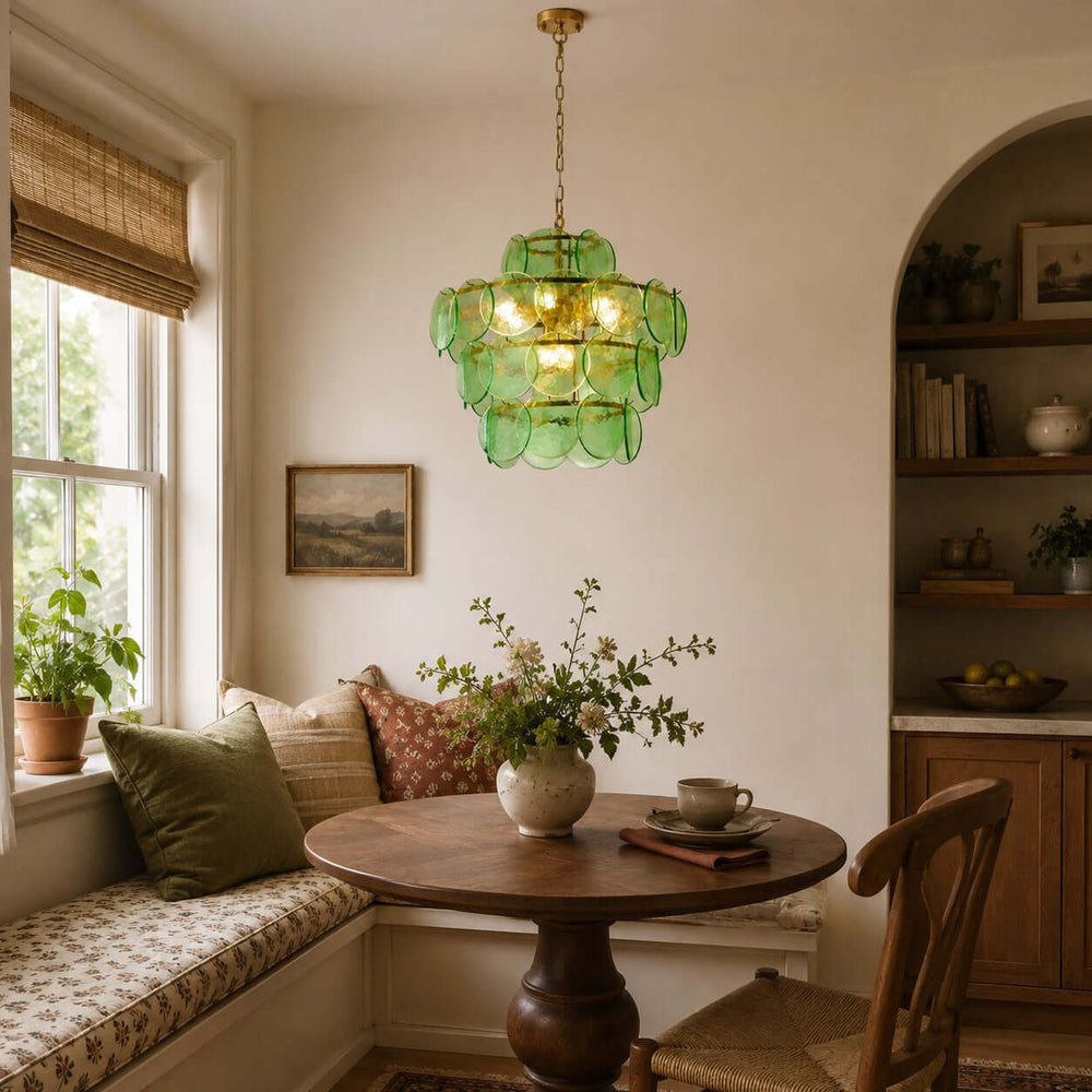 Cirelle Chandelier | French Art Deco Glass Chandelier