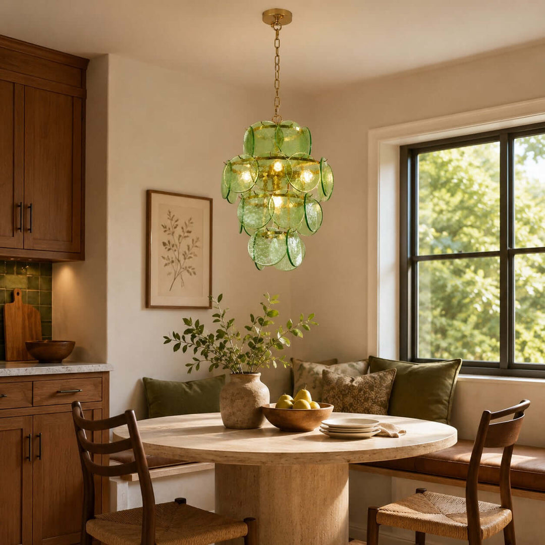 Cirelle Chandelier | French Art Deco Glass Chandelier