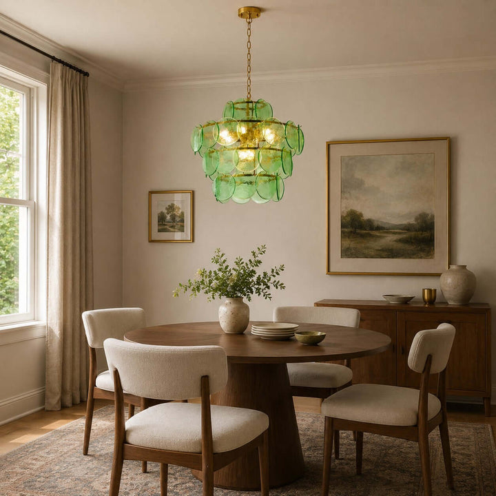 Cirelle Chandelier | French Art Deco Glass Chandelier