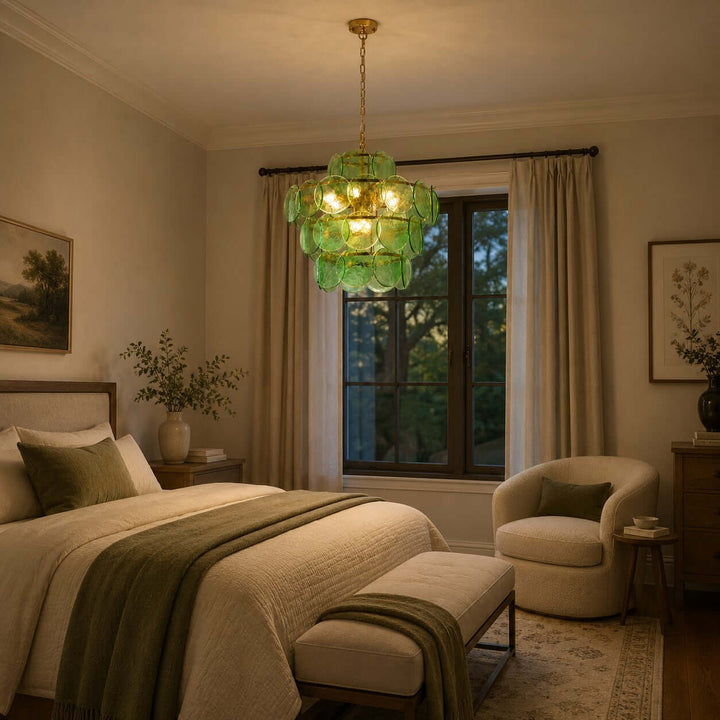 Cirelle Chandelier | French Art Deco Glass Chandelier