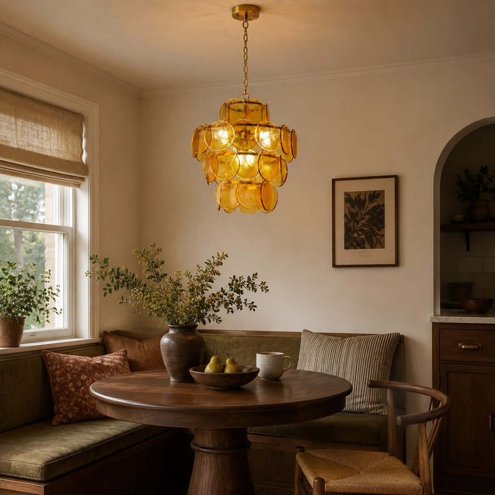 Cirelle Chandelier | French Art Deco Glass Chandelier