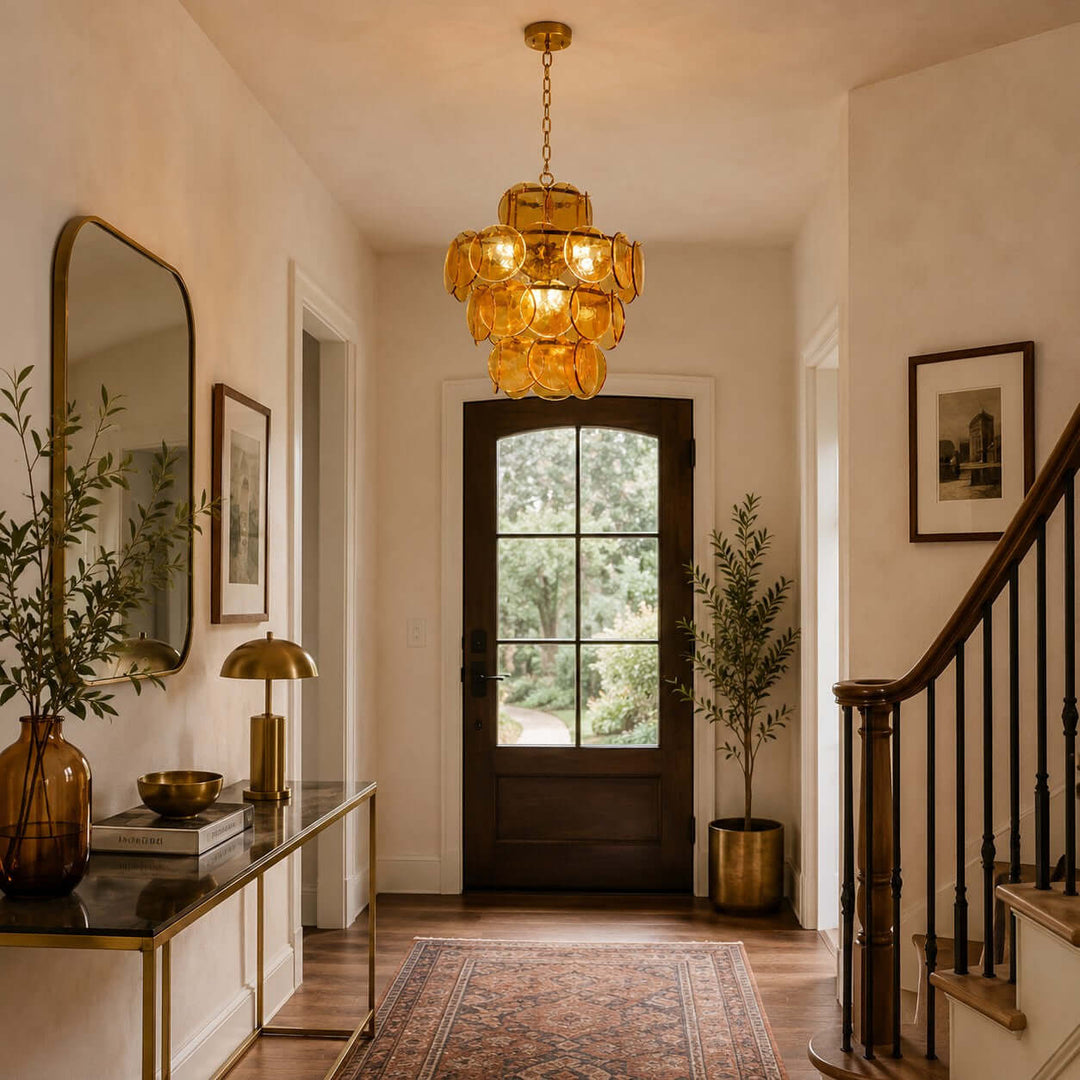 Cirelle Chandelier | French Art Deco Glass Chandelier