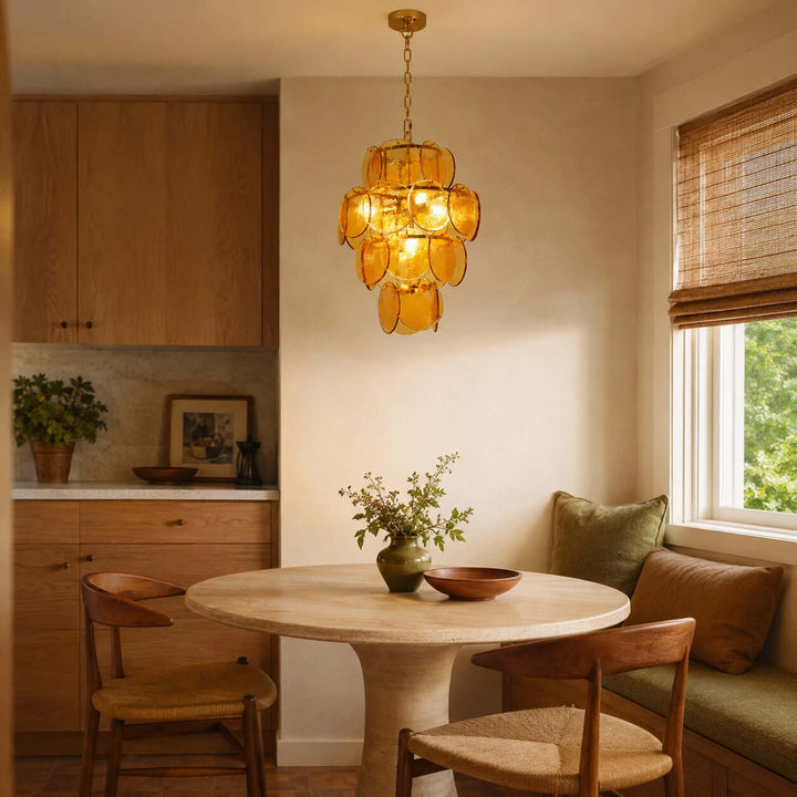 Cirelle Chandelier | French Art Deco Glass Chandelier