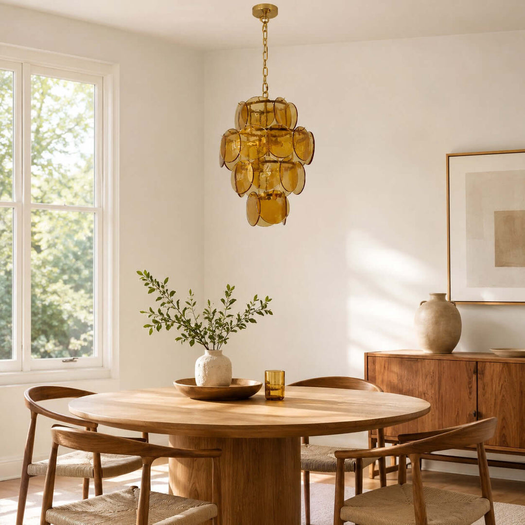 Cirelle Chandelier | French Art Deco Glass Chandelier