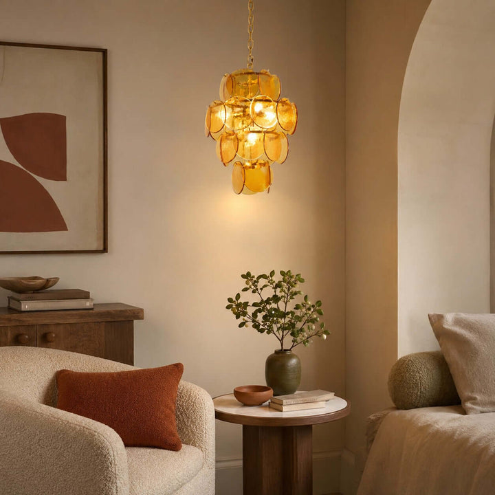 Cirelle Chandelier | French Art Deco Glass Chandelier
