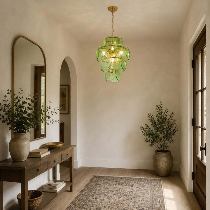 Cirelle Chandelier | French Art Deco Glass Chandelier