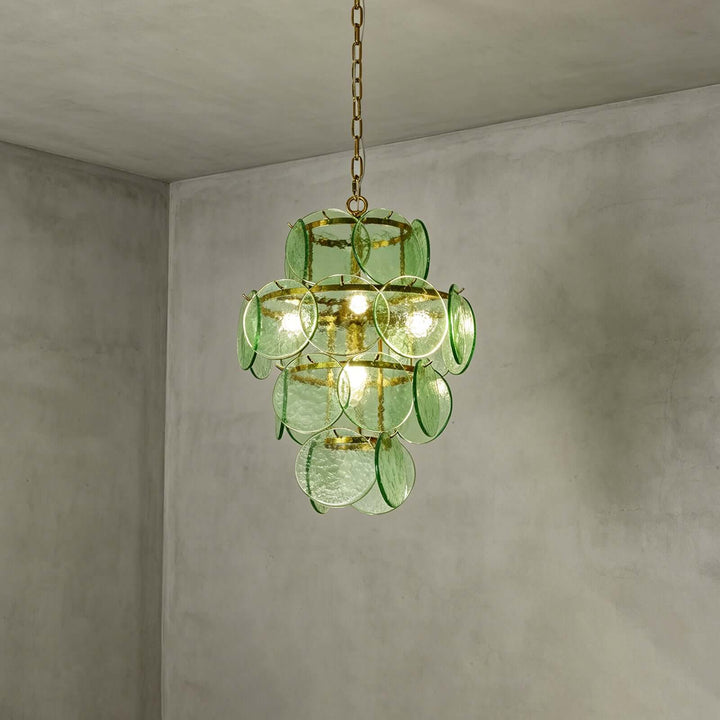 Cirelle Chandelier | French Art Deco Glass Chandelier